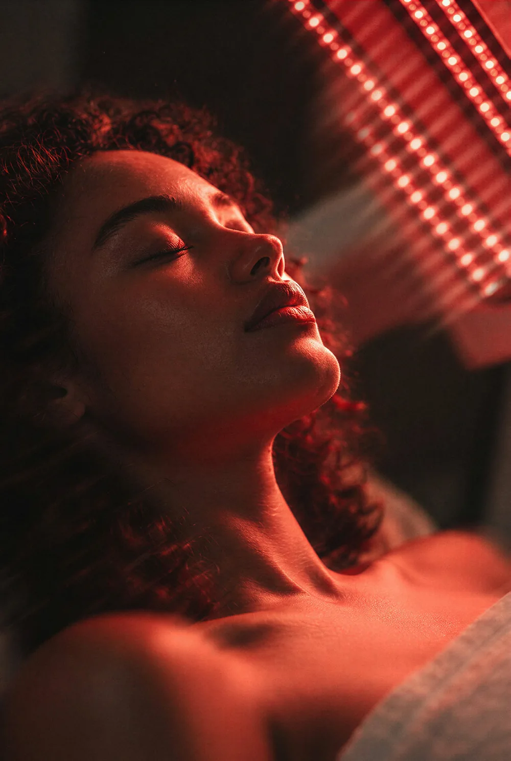 Expérience de luminothérapie rouge illustrant la récupération à KORE